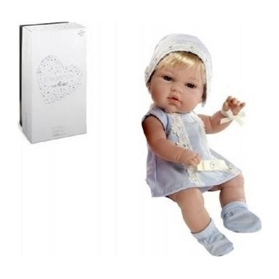 Arias 33cm modrý obleček tvrdé tělo Swarovski Elements