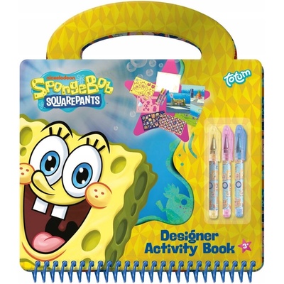 Totum Творчески комплект Totum - SpongeBob, Книжка с активности (T410001)