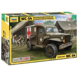 Zvezda Комплект модел военен 3711 - Dodge WC-54 линейка (1: 35)
