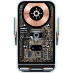 Xmart Автомобилна стойка за смартфон с вграден Wireless Charger Xmart CH2024T (22097) - smartshop