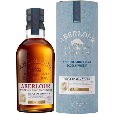 ABERLOUR Triple Cask - малцово шотландско уиски 700ml