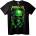 NOONEBRAND Metallica Зелен Череп Тениска - M, Black