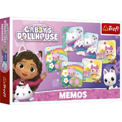 Trefl Настолна игра Gabby's Dollhouse: Memos - Детска