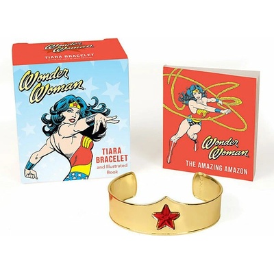 Wonder Woman Tiara Bracelet and Illustrated Book