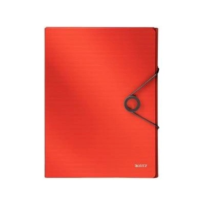 Leitz Briefcase with elastic band leitz solid 30 mm, red