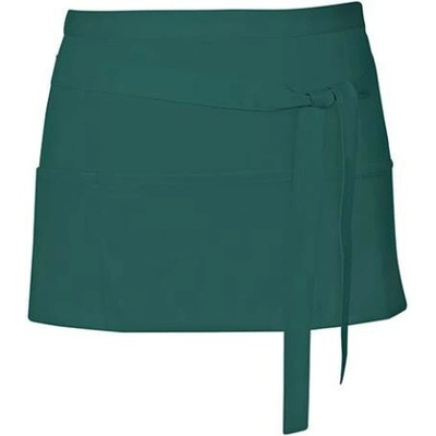 Link Kitchen Wear Koktejlová zástěra X983 Bottle Green Pantone 560 60x30cm