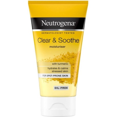 Neutrogena Clear & Soothe Успокояващ хидратант за лице с куркума 75 мл (3736)