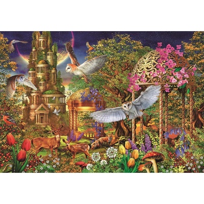 Clementoni - Puzzle Woodland Fantasy Garden - 1 500 piese