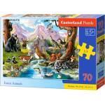 Castorland Пъзел Castorland от 70 части - Горски животни (B-070091) - ozone