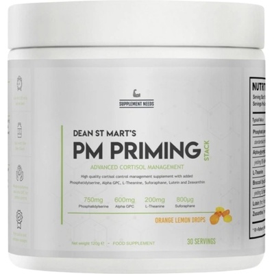 Supplement Needs PM Priming Stack | Advanced Cortisol Management [120 грама] Портокал - лимон