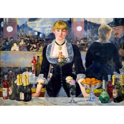 Bluebird Puzzle - Puzzle Édouard Manet - A Bar at the Folies-Bergère, 1882 - 1 000 piese