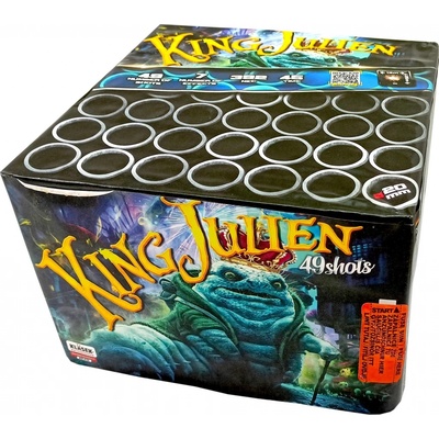 Kompaktní ohňostroj 49 ran 20 mm King Julien
