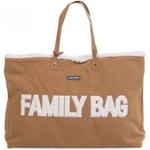 Childhome Чанта за принадлежности ChildHome - Family Bag, Suede-Look (CWFBMR) - baby