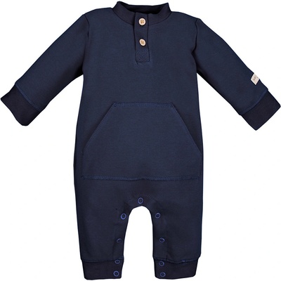 Overal teplákový klokánek SIMPLY COMFY Tmavě modrá