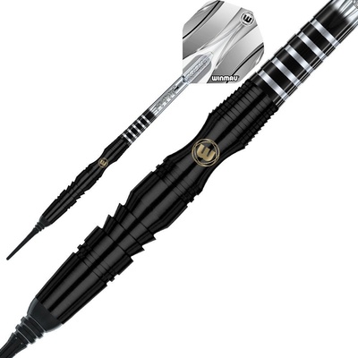 Sada soft šipek Winmau Sniper Black 20g, 90% wolfram