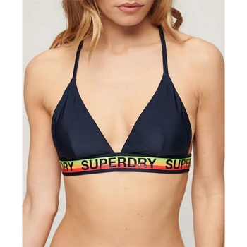 Superdry Logo Triangle bikini top - Blue (Rich Navy)