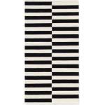 Hanse Home Черно-бял двустранен ръчно изработен вълнен килим 80x150 cm Donna - Hanse Home (106207-80x150)