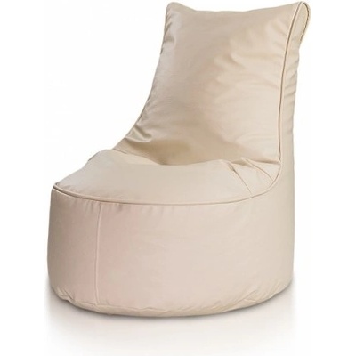 Ecopuf MINI SEAT S ekokoža E2 Smotanovo biela