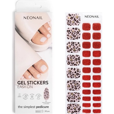 NeoNail Easy On Gel Stickers nálepky na nechty odtieň P01 32 ks