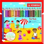 STABILO Trio силни пастели 24 бр