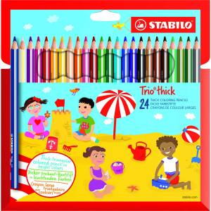 STABILO Trio силни пастели 24 бр