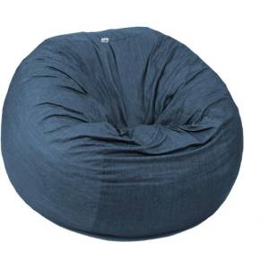 Pufrelax Барбарон 600л. , King Size - Denim, Перящ се калъф, Трансформира се в легло, Пълнеж с микс от мемори пяна и дунапрен, Гама Premium