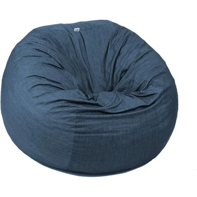 Pufrelax Барбарон 600л. , King Size - Denim, Перящ се калъф, Трансформира се в легло, Пълнеж с микс от мемори пяна и дунапрен, Гама Premium