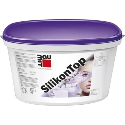 Baumit SilikonTop Silikonová Omítka Škrábaná Zrno 1,5 mm 25 kg