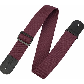 Image 1 of Levy's Single Tone Solid Colored Poly Burgundy Колан за китара (M8POLY-BRG)