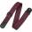 Levy's Single Tone Solid Colored Poly Burgundy Колан за китара (M8POLY-BRG)