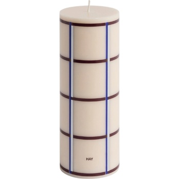 HAY Column M Свещ, кремаво, бордо, сребристо (AB401-A602-AU42)