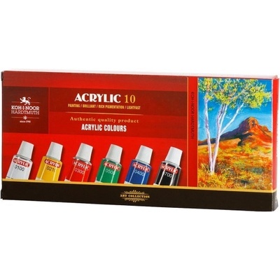 Koh-i-noor akrylová barva souprava 10x16 ml