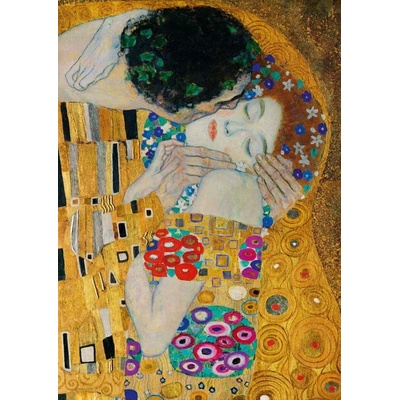 Bluebird Gustave KlimtThe Kiss detail 1908 1000 dielov