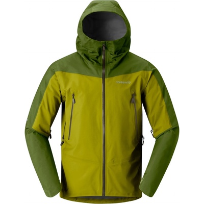 Norrøna Мъжко водоустойчиво яке Norrøna Falketind GORE-TEX Jacket Waterproof jacket - Golden Lime / Pesto (002-3186-0511)