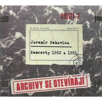 Jaromír Nohavica - Archívy se otevírají: 1982 A 1984 (2 CD) (5099901512120)