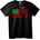 NOONEBRAND Тениска Black Power Flag - XL, White