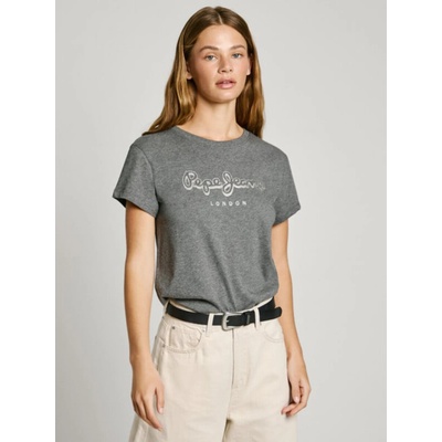 Pepe Jeans dámské tričko Gaia PL505956963 šedé