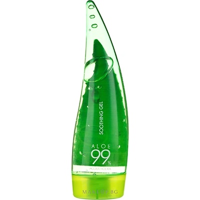 Holika Holika Aloe 99% Soothing Gel Facial Gel успокояващ и хидратиращ гел за лице, тяло и коса с 99% алое вера унисекс 55 мл
