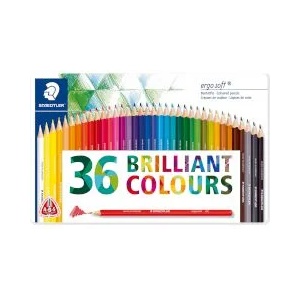 STAEDTLER Цветни моливи Ergosoft 36 цвята