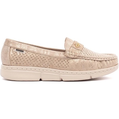 Goodin Originální mokasíny dámské béžové bez podpatku