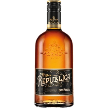 Božkov Republica Exclusive 38% 0,7 l (čistá fľaša)