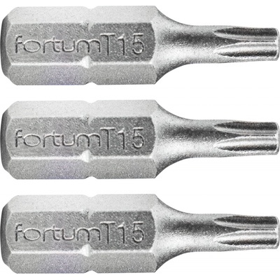 FORTUM-KITO hrot TORX, sada 3ks, T 15x25mm, S2 4741415