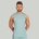 GymBeam STRIX Мъжки топ Essential Cut-Off Tank Top Stone Blue XXL