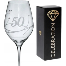 Swarovski Sklenice na víno s krystaly jubileum 50 360 ml