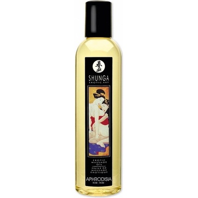 Shunga Aphrodisia Masážní olej růže 250ml – Zboží Mobilmania