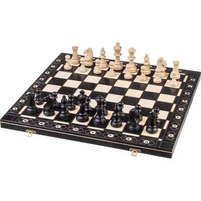 Dřevěné šachy Classic černé