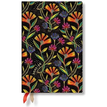 Paperblanks Планер Wild Flowers, Mini, хоризонтален, твърда (1570181382)