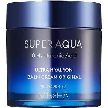 Missha Super Aqua Ultra Hyalron Balm Cream Original хидратиращ хиалуронов крем-балсам за лице унисекс 70 мл