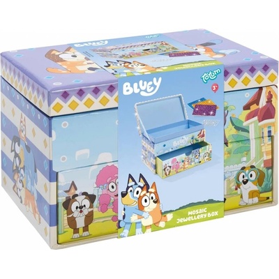 Totum Творчески комплект Totum - Декорирай сам кутия за бижута Bluey (T290310)