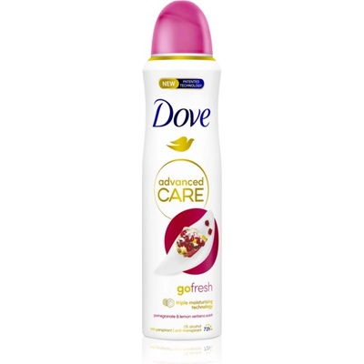 Dove Advanced Care Go Fresh антиперспирант без алкохол Go Fresh Pomegranate & Lemon Verbena 150ml